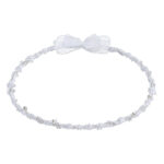 Επάργυρα Στέφανα Γάμου με Δαντέλα και Πέρλες – Αρμονία και Κομψότητα novaΚΣ183