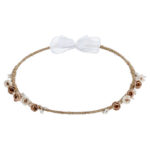 Επάργυρα Στέφανα Γάμου με Ρουστίκ Λουλούδια: Φυσική Κομψότητα novaΚΣ188