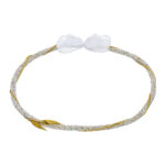 Επάργυρα Στέφανα Γάμου με Χρυσές Λεπτομέρειες: Κλασική Κομψότητα novaΚΣ322