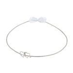 Επάργυρα Στέφανα Γάμου με Διπλές Καρδιές και Στρας novaΚΣ355