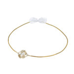 Επάργυρα Στέφανα Γάμου με Φινετσάτο Ανθικό Σχέδιο novaΚΣ357