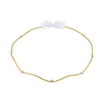 Επάργυρα Στέφανα Γάμου με Διακριτικούς Κρυστάλλους novaΚΣ360