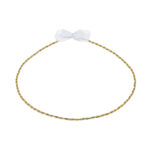 Δίχρωμα Πλεκτά Στέφανα Γάμου με Χρυσές και Ασημένιες Λεπτομέρειες novaΚΣ370