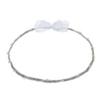 Επάργυρα Στέφανα Γάμου με Αέρινες Αλυσίδες και Κρυστάλλινες Λεπτομέρειες novaΚΣ421