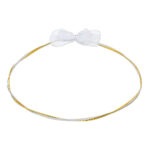 Επάργυρα Στέφανα Γάμου με Χρυσές & Ασημένιες Λεπτομέρειες novaΚΣ434