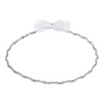 Επάργυρα Στέφανα Γάμου με Πλεξούδα από Λεπτεπίλεπτες Αλυσίδες novaΚΣ437