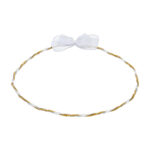 Επάργυρα Δίχρωμα Πλεκτά Στέφανα Γάμου: Αέρινη Κομψότητα novaΚΣ 461