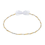 Επάργυρα Δίχρωμα Στέφανα Γάμου: Αέρινη Κομψότητα novaΚΣ 461b