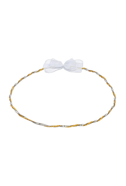 Επάργυρα Δίχρωμα Στέφανα Γάμου: Αέρινη Κομψότητα novaΚΣ 461b