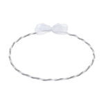 Επάργυρα Πλεγμένα Στέφανα Γάμου: Αέρινη Κομψότητα novaΚΣ 465