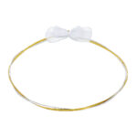 Επάργυρα Δίχρωμα Στέφανα Γάμου με Απαλή Πλέξη: Αέρινη Ρομαντικότητα novaΚΔ 480