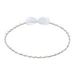 Επάργυρα Πλεκτά Στέφανα Γάμου με Αστραφτερά Στοιχεία: Ανέγγιχτη Κομψότητα novaΚΔ 484