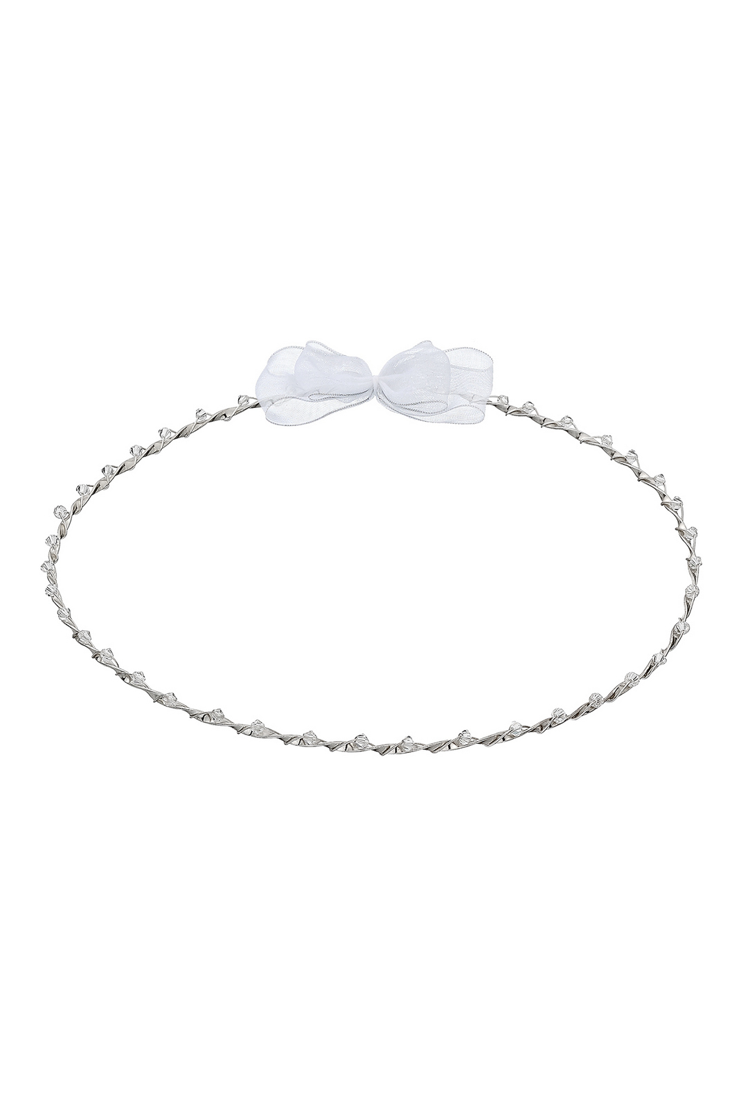 Επάργυρα Πλεκτά Στέφανα Γάμου με Αστραφτερά Στοιχεία: Ανέγγιχτη Κομψότητα novaΚΔ 484 Επάργυρα Πλεκτά Στέφανα Γάμου με Αστραφτερά Στοιχεία: Ανέγγιχτη Κομψότητα novaΚΔ 484 - Image 1