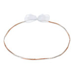 Επάργυρα Στέφανα Γάμου με Χάλκινες Λεπτομέρειες και Φιόγκο NOVAΚΣ540