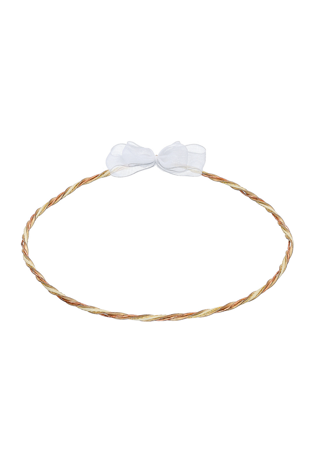 Κλασικά Επάργυρα Στέφανα Γάμου με Λευκό Φιόγκο novaΚΣ787 Κλασικά Επάργυρα Στέφανα Γάμου με Λευκό Φιόγκο novaΚΣ787 - Image 1