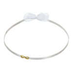 Επαργυρωμένα Στέφανα Γάμου με Χρυσό Σύμβολο του Άπειρου novaΚΣ904