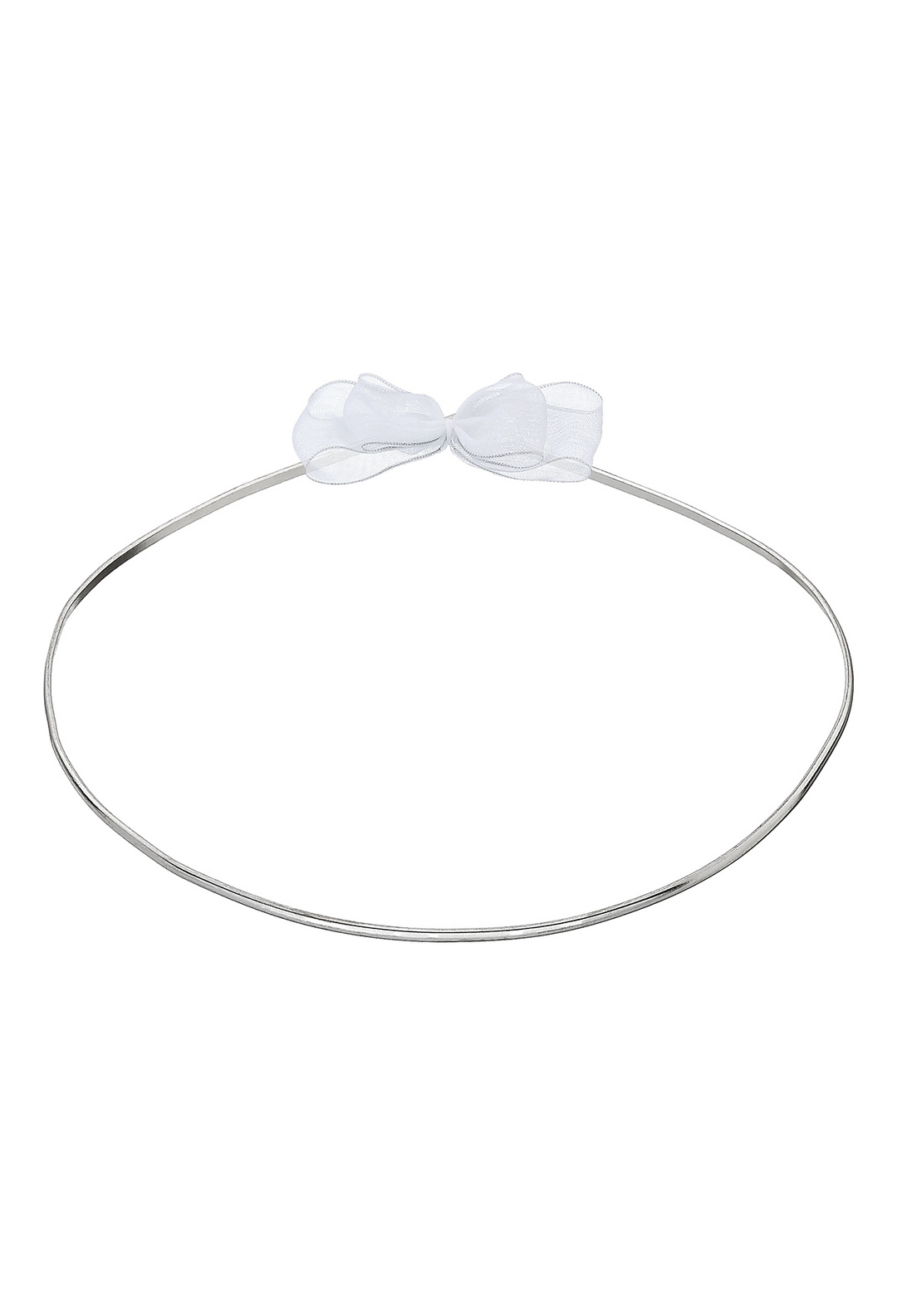 Κλασικά Επάργυρα Στέφανα Γάμου με Λευκό Φιόγκο nova ΚΣ916 Κλασικά Επάργυρα Στέφανα Γάμου με Λευκό Φιόγκο nova ΚΣ916