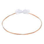 Επάργυρα Στέφανα Γάμου με Σφυρήλατες Ροζ Χρυσές Λεπτομέρειες nova ΚΣ921