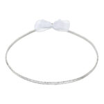 Επάργυρα Στέφανα Γάμου με Λεπτομέρεια Οργάντζας nova ΚΣ 937