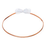 Ροζ Χρυσά Στέφανα Γάμου με Λεπτομέρεια Οργάντζας nova ΚΣ 939