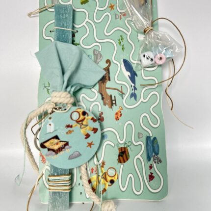 Λαμπάδα Πασχαλινή - Πειρατικός Χάρτης Θησαυρού ΧΕΙΡΟΠΟΙΗΤΗ.