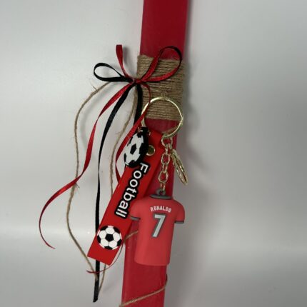 Πασχαλινή Λαμπάδα -"Ο Βασιλιάς του Ποδοσφαίρου" ⚽🔴 ΧΕΙΡΟΠΟΙΗΤΗ.