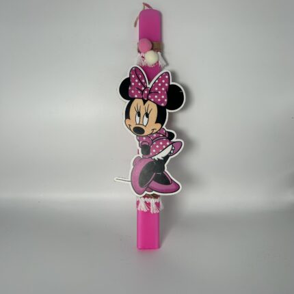 Πασχαλινή Λαμπάδα "Μίνι Μάους" 🎀💖 ΧΕΙΡΟΠΟΙΗΤΗ.