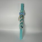 Πασχαλινή Λαμπάδα "Γαλάζια Κομψότητα" 🎀💙ΧΕΙΡΟΠΟΙΗΤΗ.