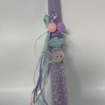 Πασχαλινή Λαμπάδα για κορίτσι Γοργονένια Μαγεία ––ΧΕΙΡΟΠΟΙΗΤΗ - Image 2