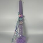 Πασχαλινή Λαμπάδα για κορίτσι Γοργονένια Μαγεία ––ΧΕΙΡΟΠΟΙΗΤΗ