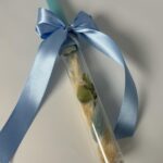 Πασχαλινή λαμπάδα "Γαλάζια Αρμονία σε Γυάλινο Άγγιγμα-ΧΕΙΡΟΠΟΙΗΤΗ - Image 2