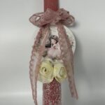 Πασχαλινή λαμπάδα Ρομαντική Φαντασία-ΧΕΙΡΟΠΟΙΗΤΗ - Image 2