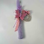 Πασχαλινή Λαμπάδα για κορίτσι Πεταλούδα" 🦋✨ - ΧΕΙΡΟΠΟΙΗΤΗ