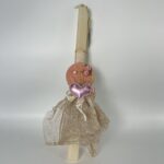 Πασχαλινή Λαμπάδα ΓΙΑ ΚΟΡΙΤΣΙ ΜΕ ΚΟΚΑΛΑΚΙ ΓΙΑ ΤΑ ΜΑΛΛΙΑ-ΧΕΙΡΟΠΟΙΗΤΗ