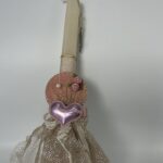 Πασχαλινή Λαμπάδα ΓΙΑ ΚΟΡΙΤΣΙ ΜΕ ΚΟΚΑΛΑΚΙ ΓΙΑ ΤΑ ΜΑΛΛΙΑ-ΧΕΙΡΟΠΟΙΗΤΗ - Image 2