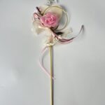 Πασχαλινή Λαμπάδα ΓΙΑ ΚΟΡΙΤΣΙ ΜΕ ΚΑΡΔΙΑ Κ ΛΟΥΛΟΥΔΙ-ΧΕΙΡΟΠΟΙΗΤΗ