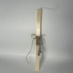 Πασχαλινή λαμπάδα για αγόρι μπρελόκ γάντια του box Χειροποίητη