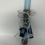 Πασχαλινή Λαμπάδα Ποδοσφαιρόφιλου Πρωταθλητή Χειροποίητη - Image 2