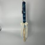 Πασχαλινή Λαμπάδα σε γυάλινο σωλήνα για αγόρι χειροποίητη