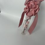 Πασχαλινή Λαμπάδα σε γυάλινο σωλήνα για κορίτσι χειροποίητη - Image 2