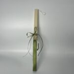 Πασχαλινή Λαμπάδα "Ελιά και Άνοιξη" για κορίτσι με δώρο κόσμημα χειροποίητη