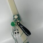 Πασχαλινή Λαμπάδα "Football Time" για αγόρι με μπρελόκ χειροποίητη