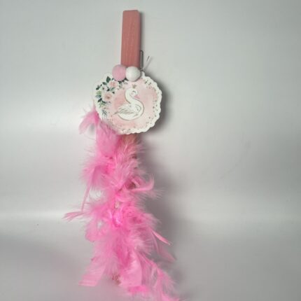 Πασχαλινή λαμπάδα για κορίτσι ΚΥΚΝΟΣ-ΧΕΙΡΟΠΟΙΗΤΗ