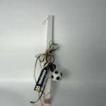 Πασχαλινή λαμπάδα με μπρελόκ για αγόρι Χειροποίητη