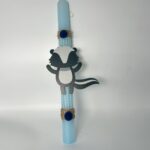 Πασχαλινή λαμπάδα για αγόρι ζωακιά-Χειροποίητη