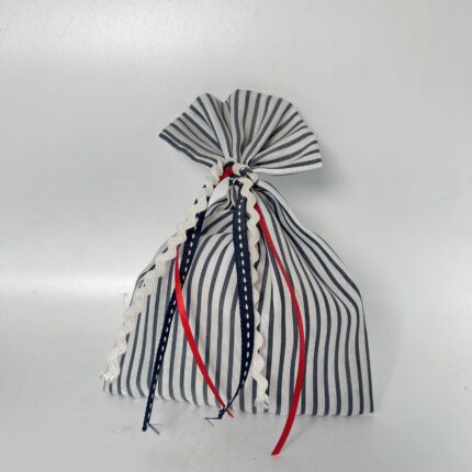 Μπομπονιέρα Βάπτισης Ναυτικό Στυλ με Ρίγες