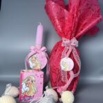 Πασχαλινή Λαμπάδα Barbie με Μολυβοθήκη – Ρομαντικό Δώρο για Κορίτσια!