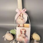 Πασχαλινή Λαμπάδα Ρομαντική Κούκλα με Μολυβοθήκη – Παραμυθένιο Δώρο για Κορίτσια! - Image 2