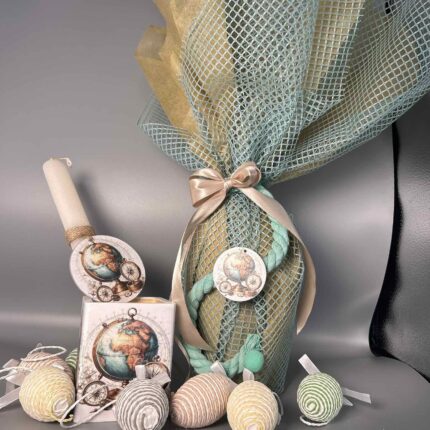 Πασχαλινή Λαμπάδα Υδρόγειος Πασχαλινό Ταξίδι στον Κόσμο