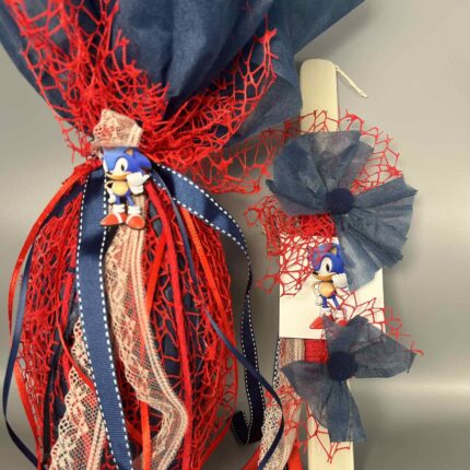 Σετ Λαμπάδας & Σακιδίου με Sonic – Διαθέσιμα και Ξεχωριστά